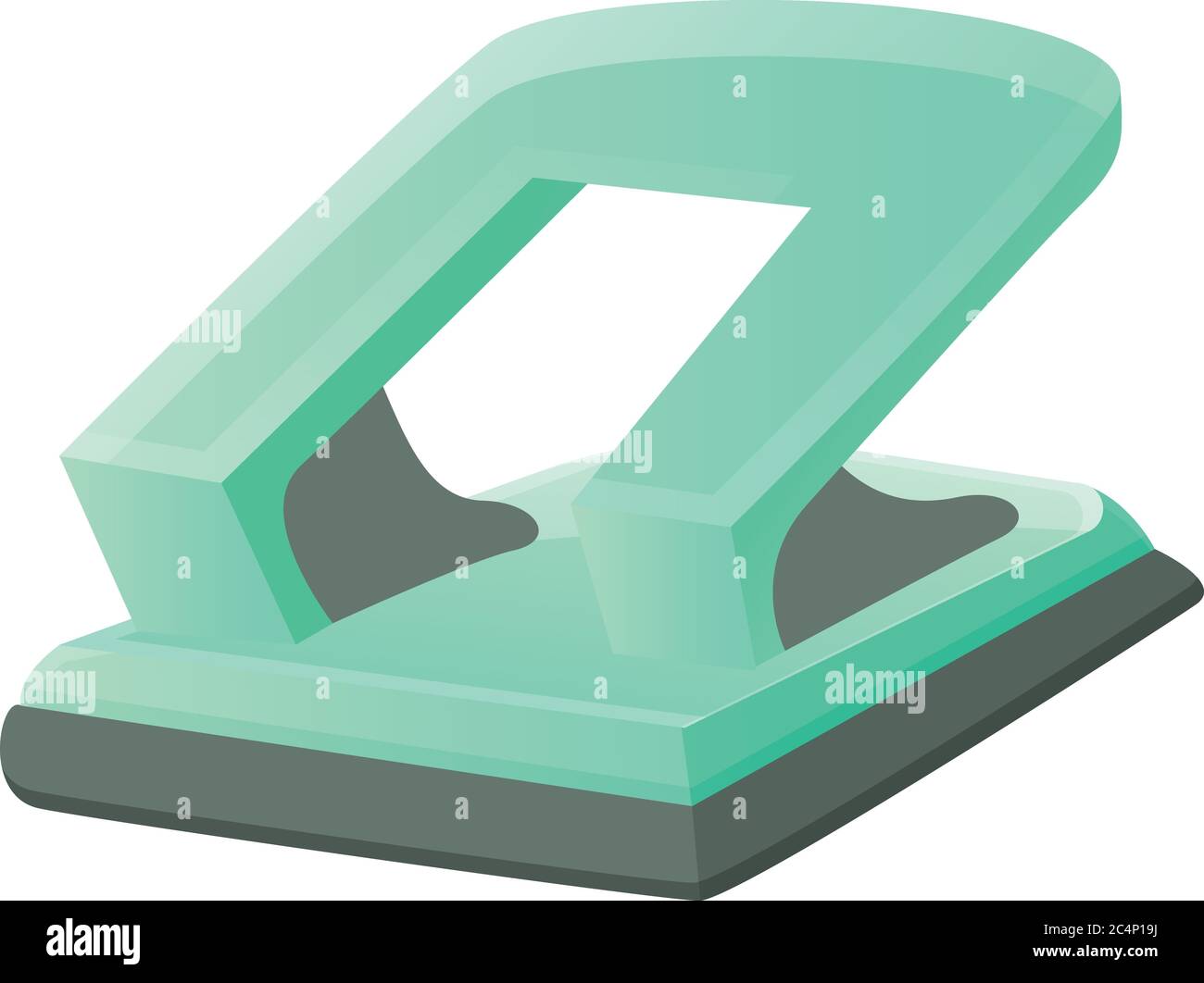 Symbol für Lochlocher. Cartoon von Handwerk Loch Puncher Vektor-Symbol für Web-Design isoliert auf weißem Hintergrund Stock Vektor