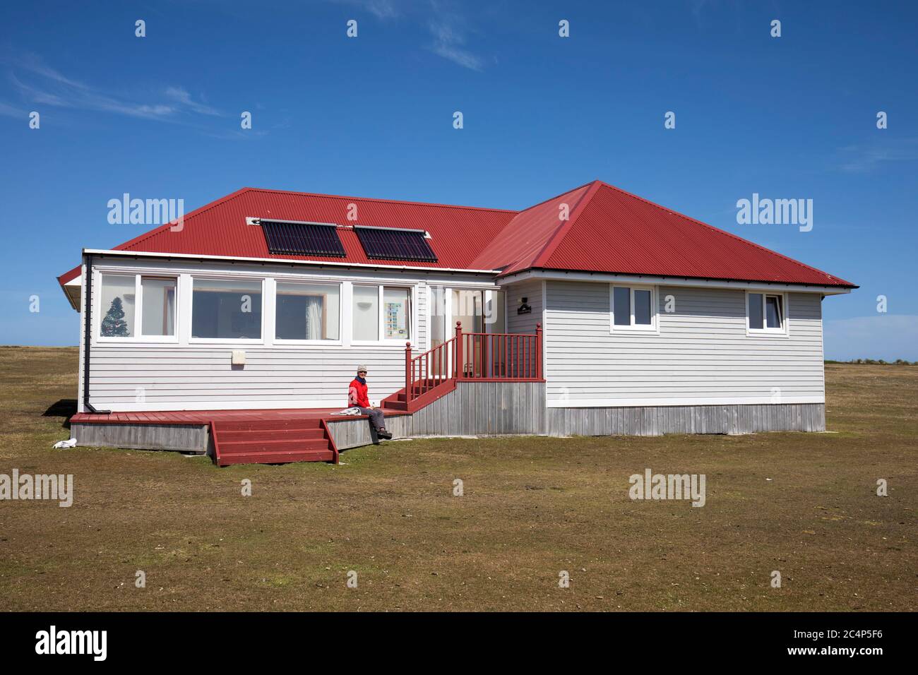 Cassard House; Bleaker Island; Falklands Stockfoto