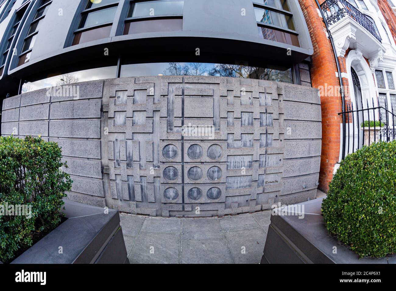 The Royal Danish Embassy, 55 Sloane St, Knightsbridge, London SW1X 9SR Stockfoto