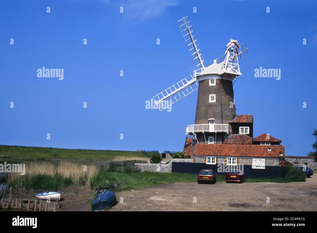 Cley Mill Windmühle, Cley am Meer, Norfolk, England Stockfoto