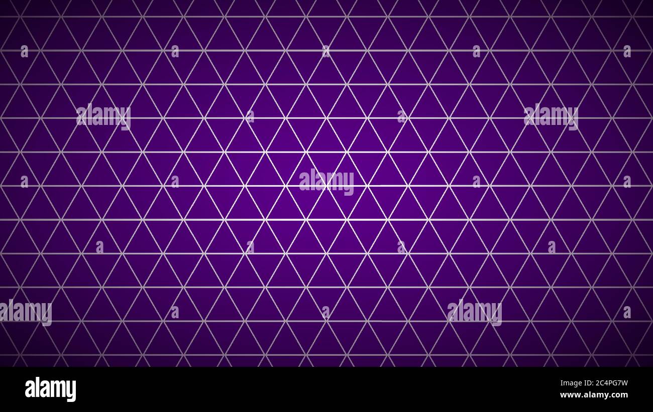 Abstrakter heller Hintergrund von kleinen Dreiecken in violetten Farben. Stock Vektor