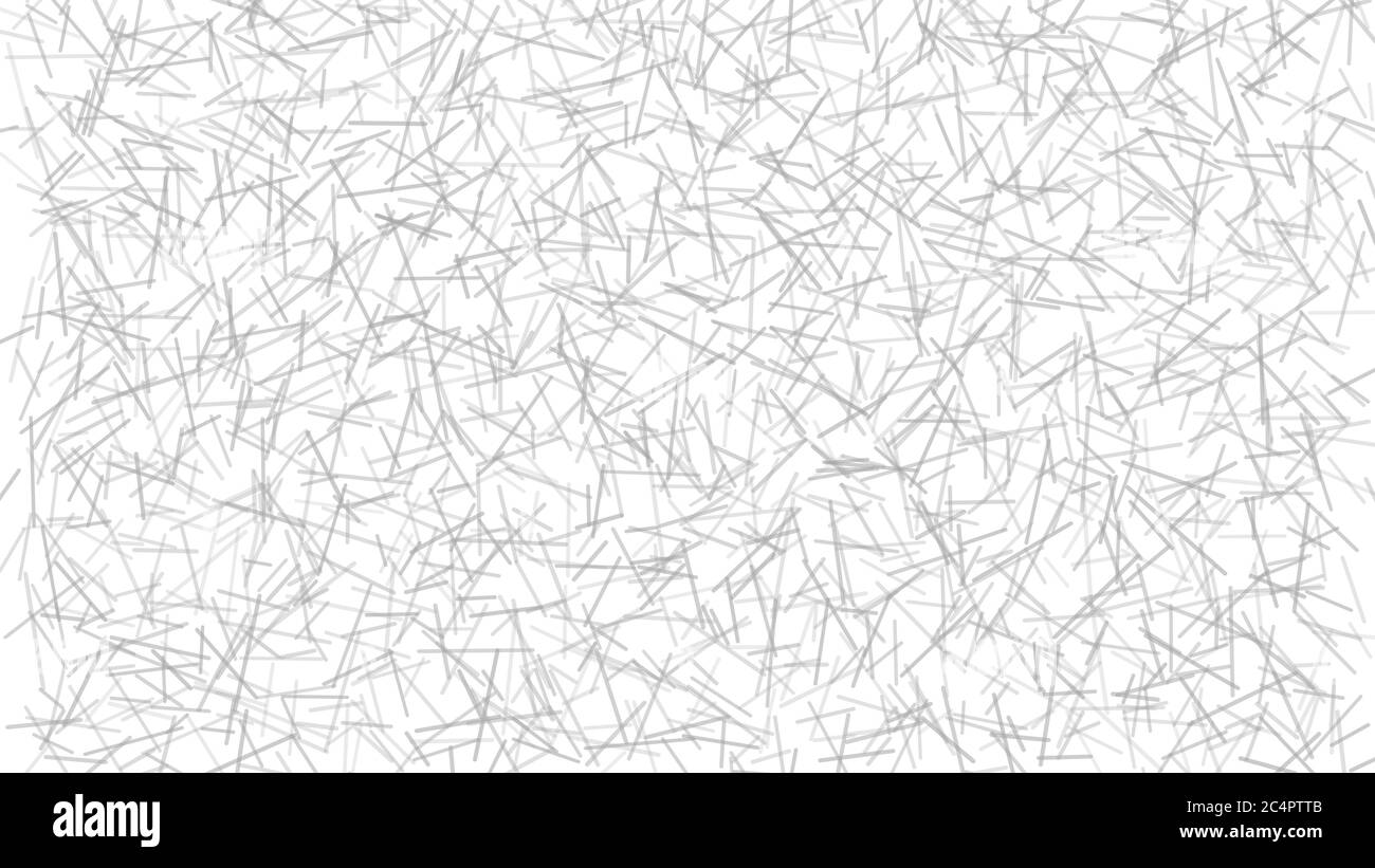 Abstrakter heller Hintergrund von Linien oder Kratzern, grau auf weiß. Stock Vektor