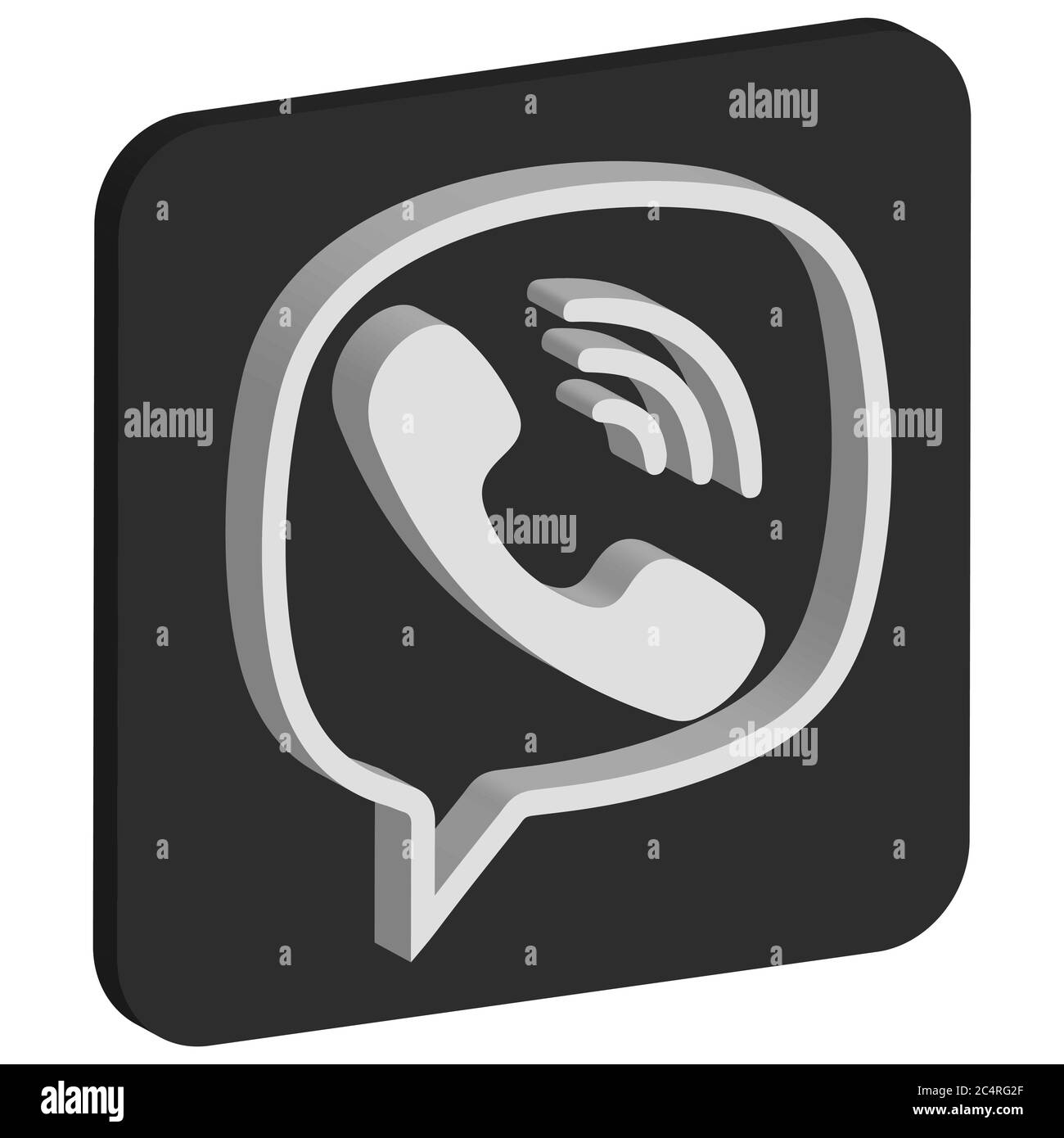 Viber Symbol Schwarzweiss Stockfotos Und Bilder Alamy