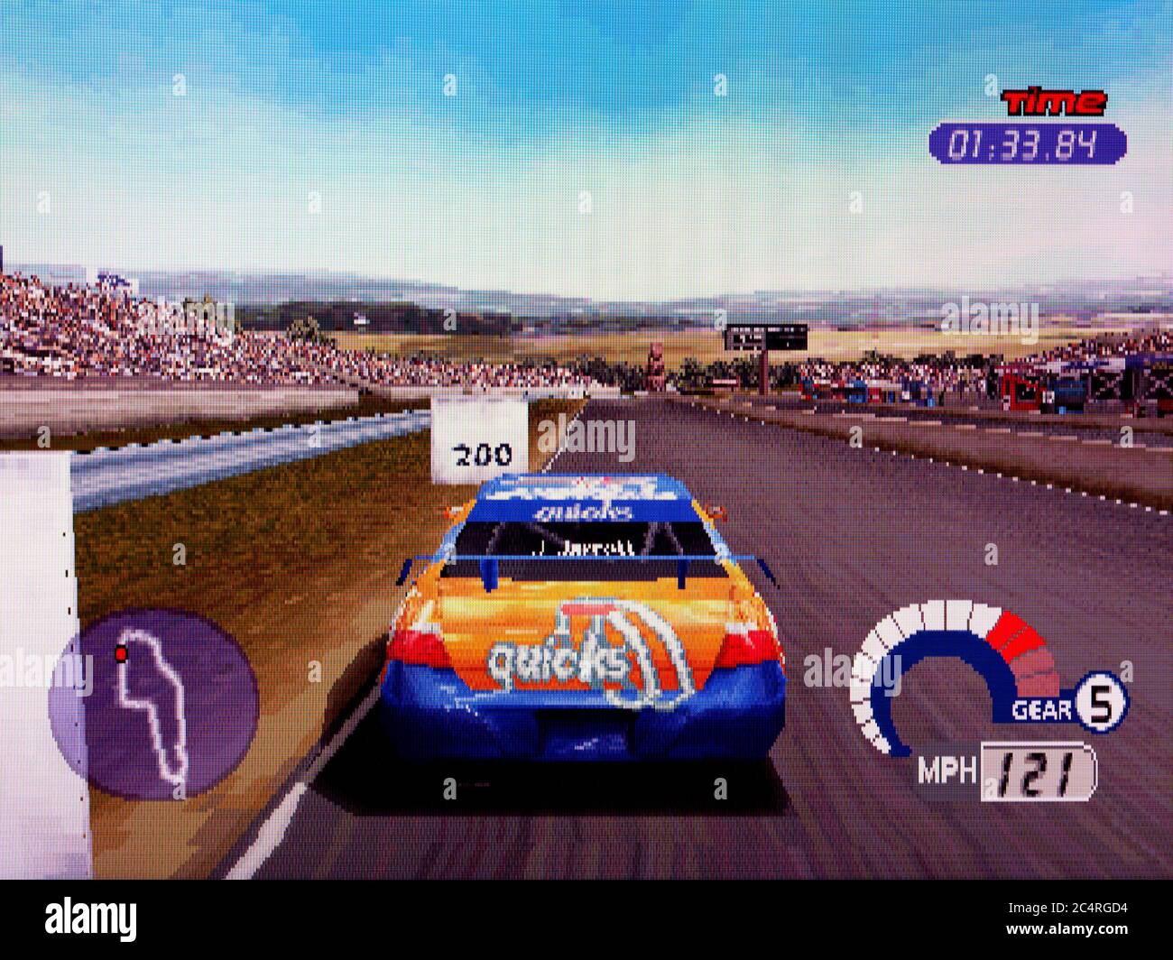 Jarrett & Labonte Stock Car Racing – Sony PlayStation 1 PS1 PSX – nur für redaktionelle Verwendung Stockfoto