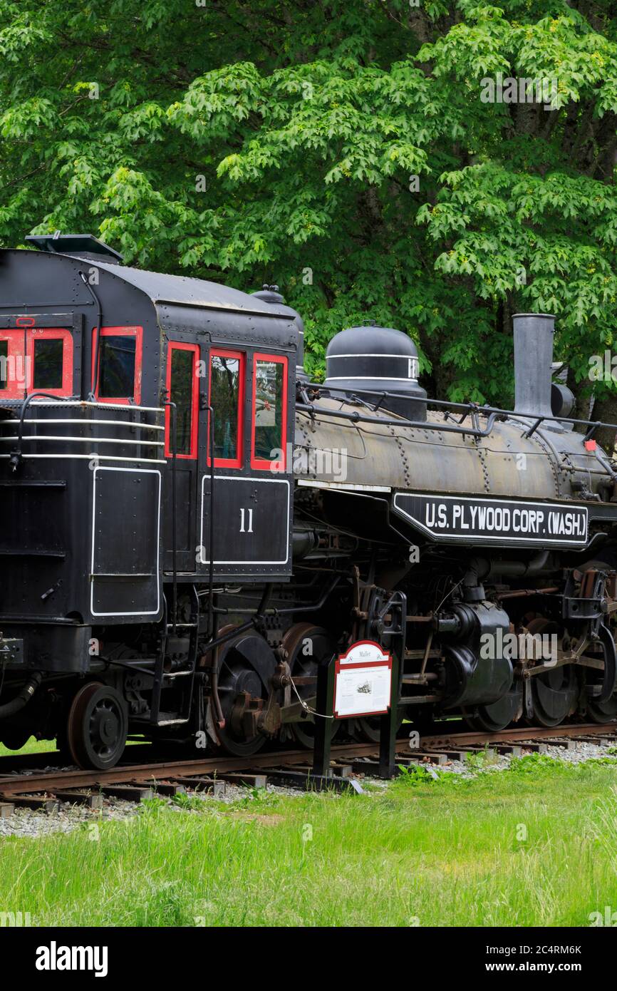 Northern Pacific Railway Museum, Snoqualmie, Seattle, Washington State, USA Stockfoto