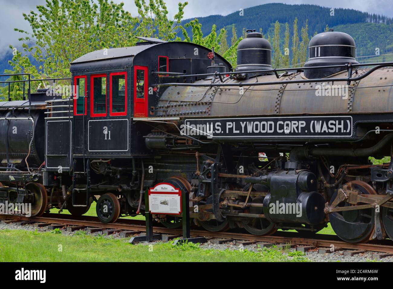 Northern Pacific Railway Museum, Snoqualmie, Seattle, Washington State, USA Stockfoto