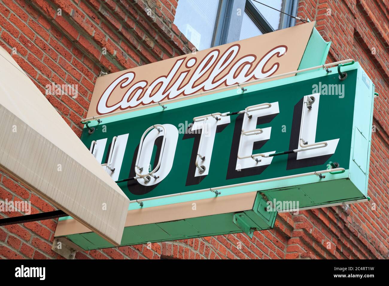 Melden Sie sich im Klondike Gold Rush National Park, Pioneer Square District, Seattle, Washington State, USA an Stockfoto