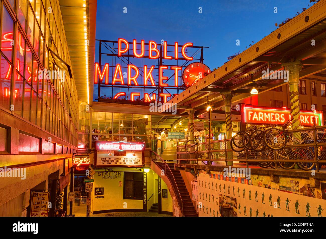 Pike Place Market, Seattle, Washington State, USA Stockfoto