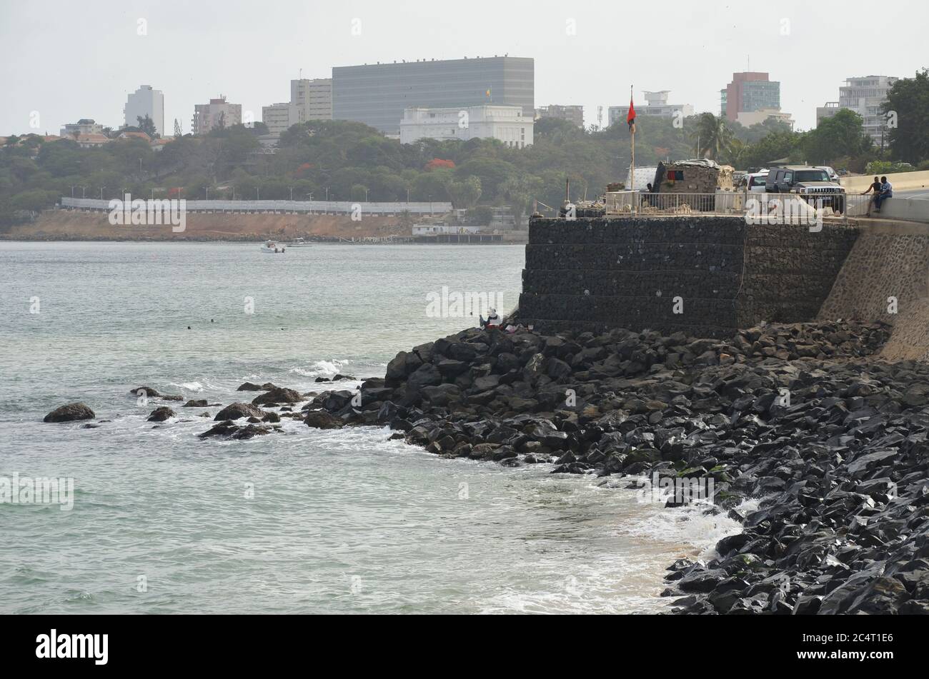 Skyline von Dakar Stockfoto