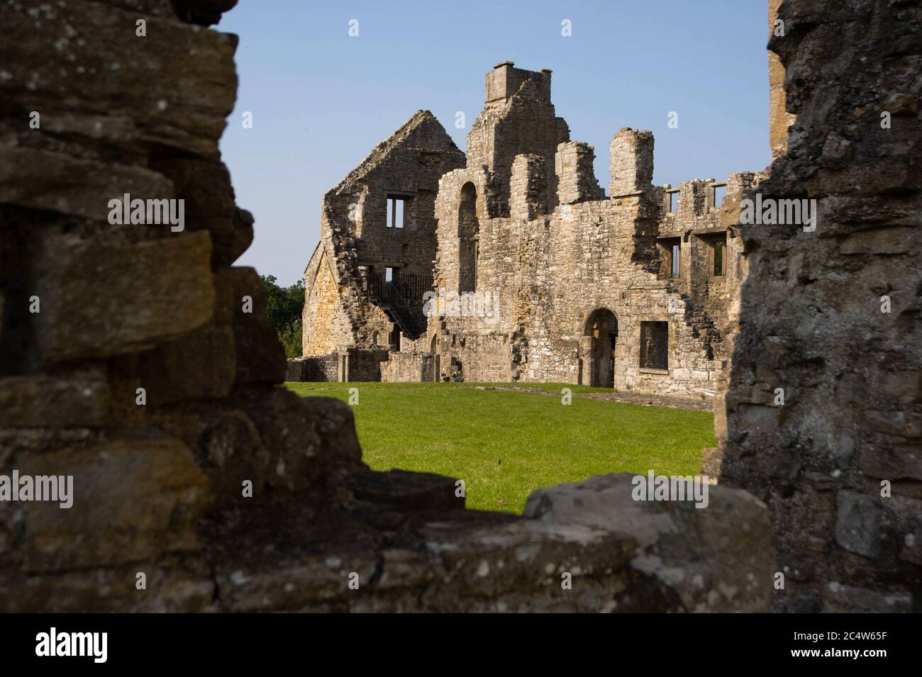 Egglestone Abbey in der Nähe von Barnard Castle, County Durham Stockfoto