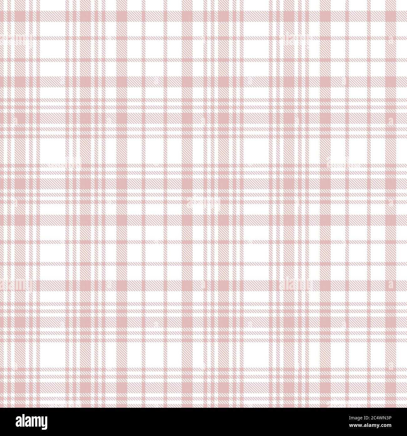 Pink Glen Plaid strukturiertes nahtloses Muster für Mode-Textilien und Grafiken Stockfoto