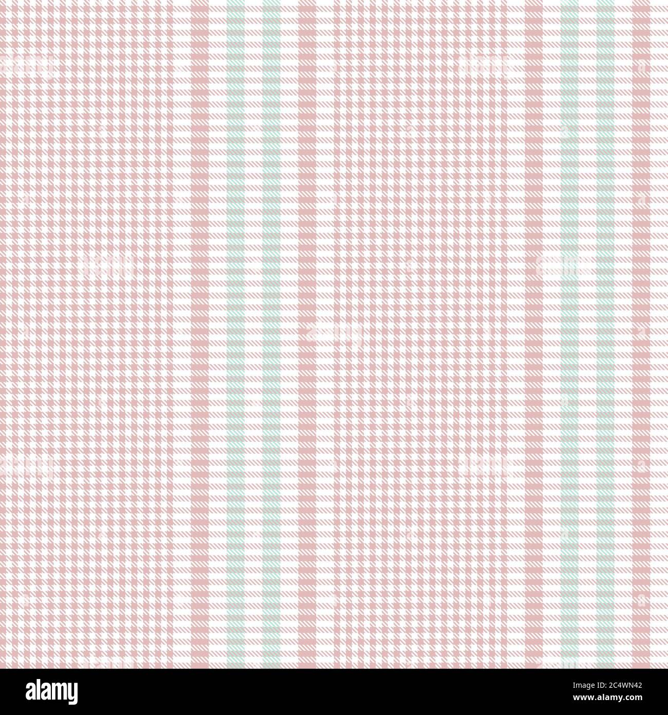 Pink Glen Plaid strukturiertes nahtloses Muster für Mode-Textilien und Grafiken Stockfoto