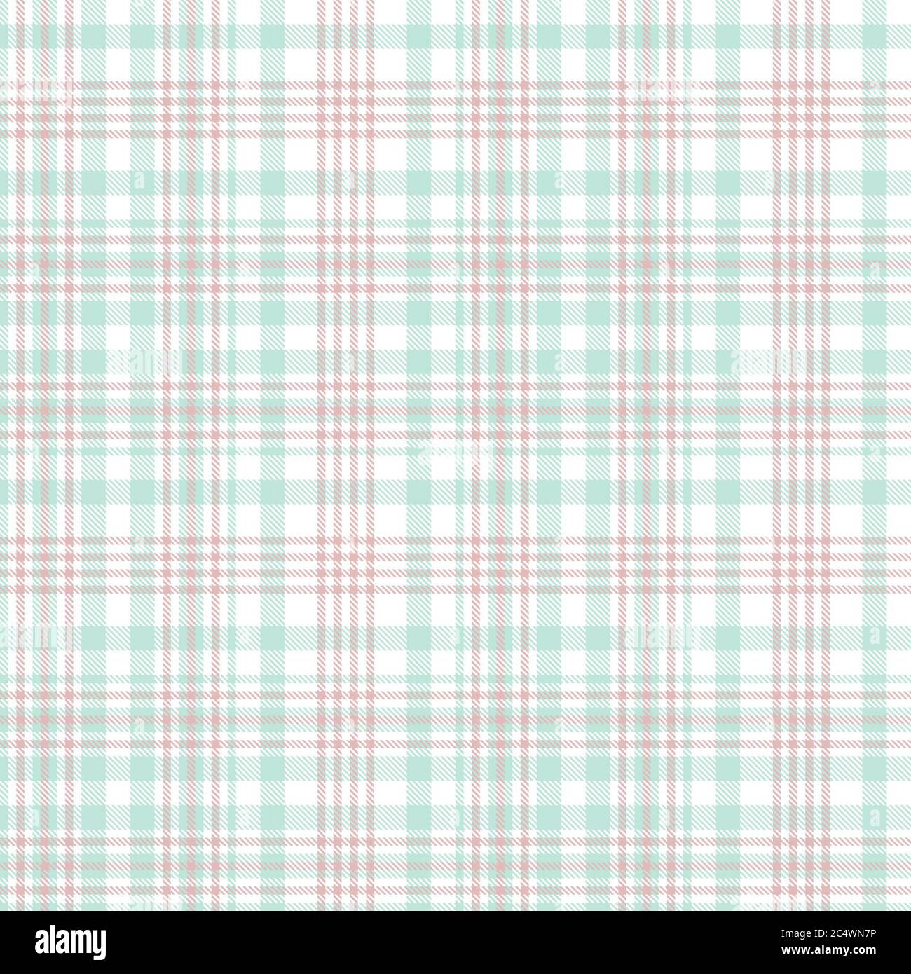 Pink Glen Plaid strukturiertes nahtloses Muster für Mode-Textilien und Grafiken Stockfoto