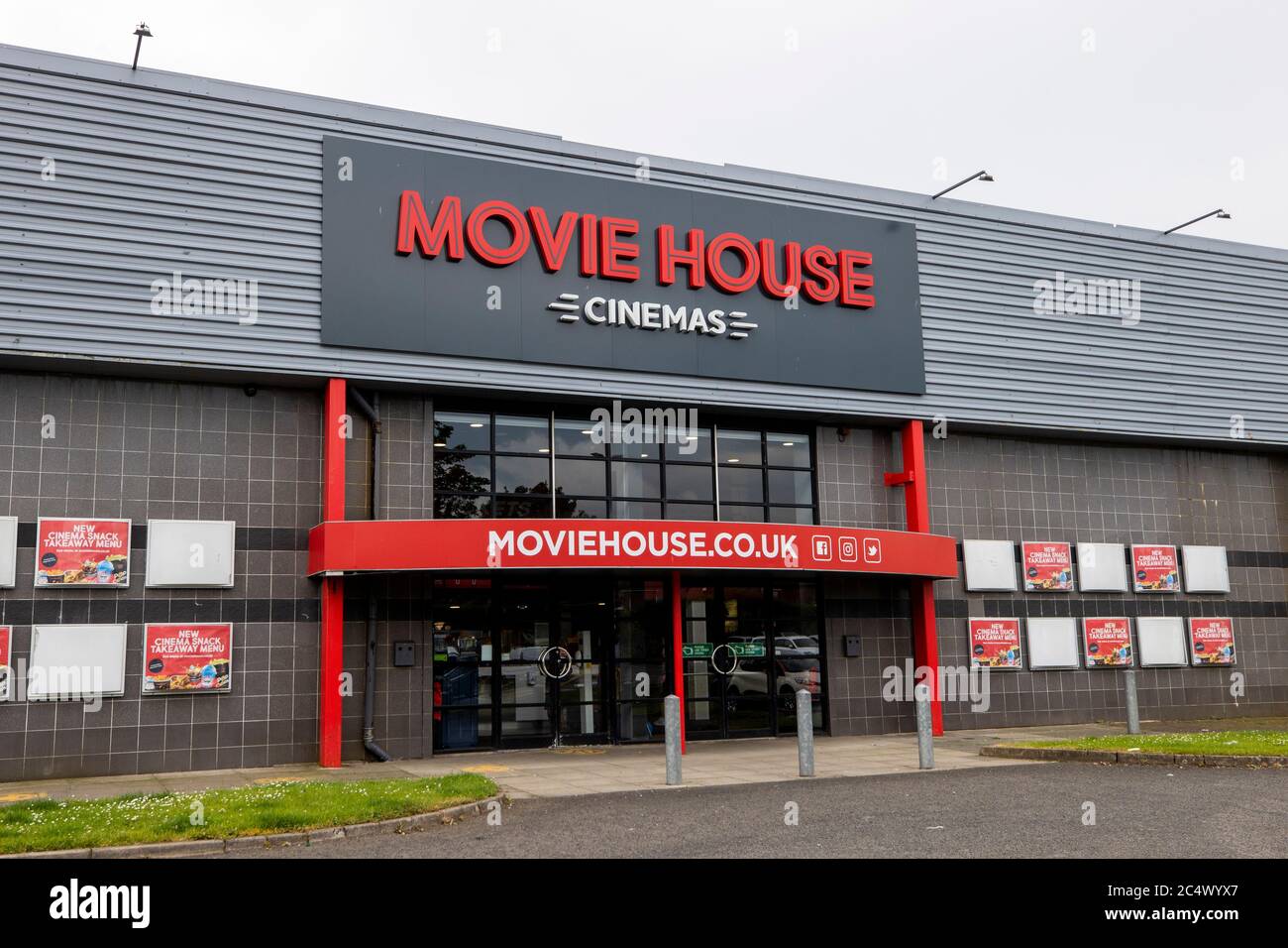 Kino im Kino, Glengormley Theater, in Nordirland. Stockfoto