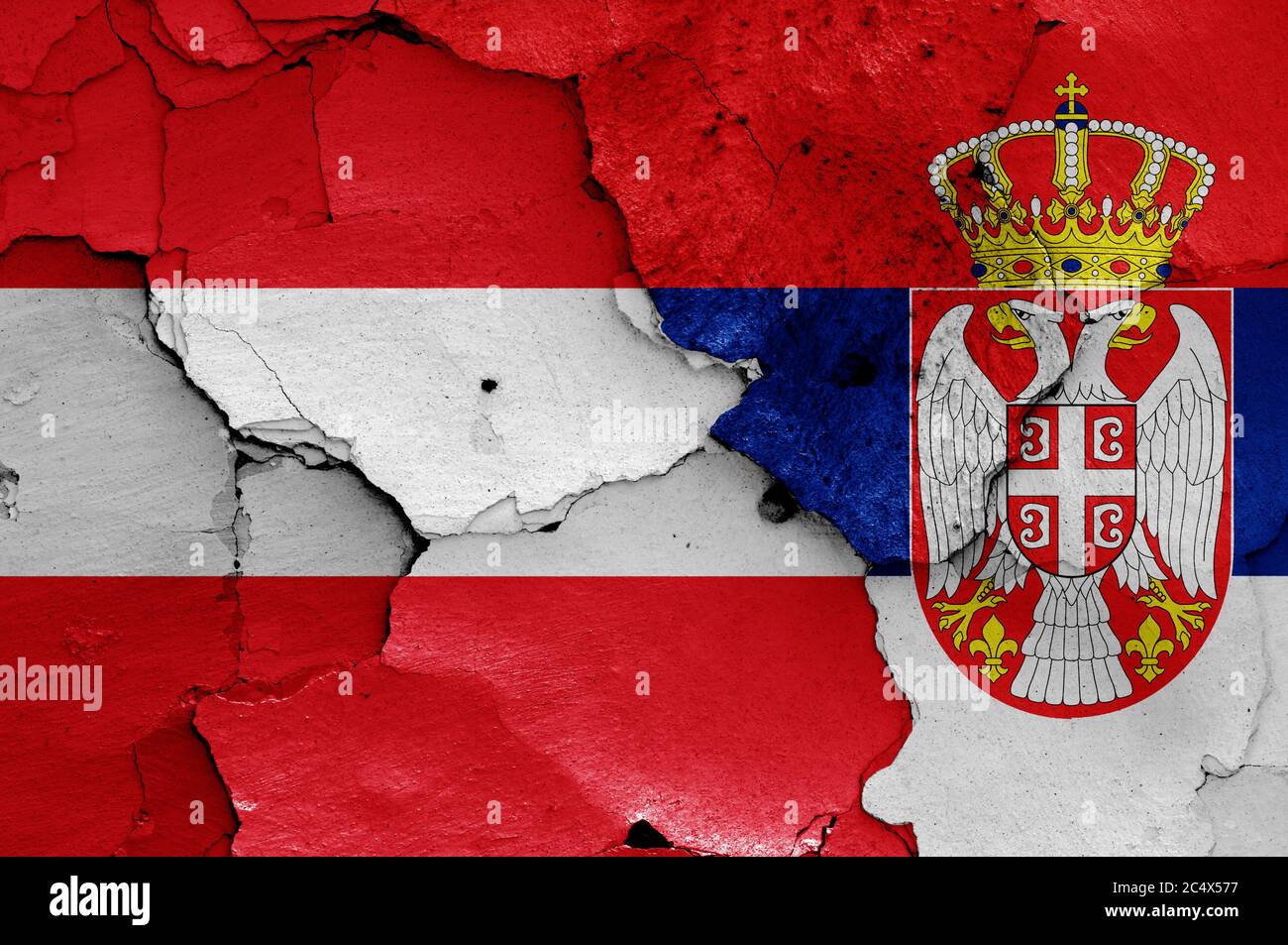 Serbien austria flagge -Fotos und -Bildmaterial in hoher Auflösung
