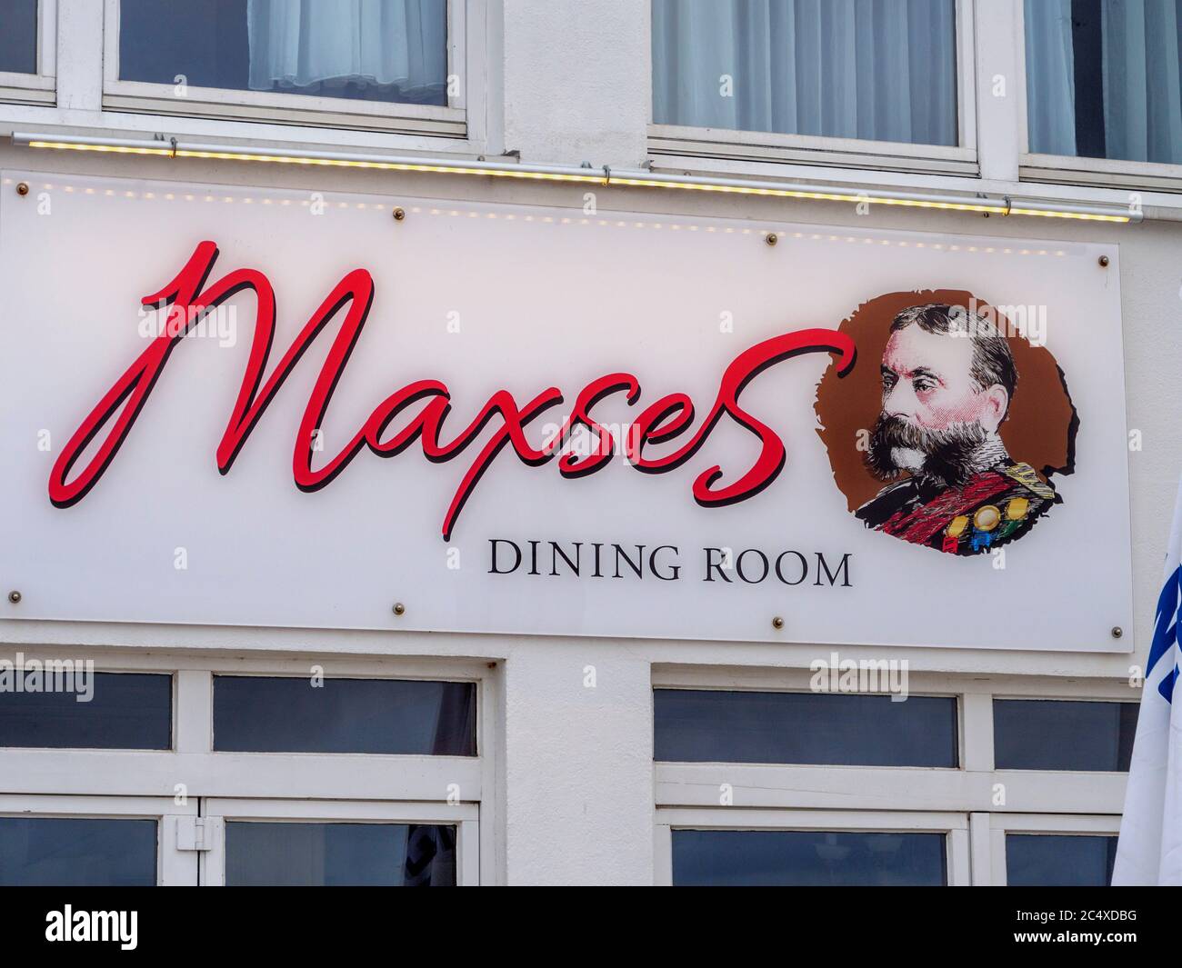 Maxses Dining Room, am Falm 302, Oberland, Helgoland, Kreis Pinneberg, Schleswig-Holstein, Deutschland, Europa Stockfoto