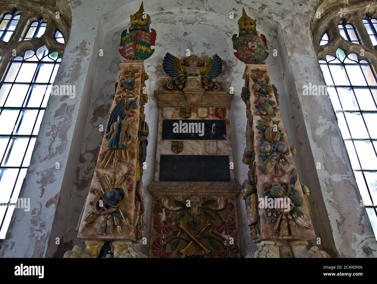 Eglwys St Grwst (Kirche), Llanrwst, Cymru (Wales) Llywelyn the Great, Richard Wynn, Gwydir Chapel Stockfoto