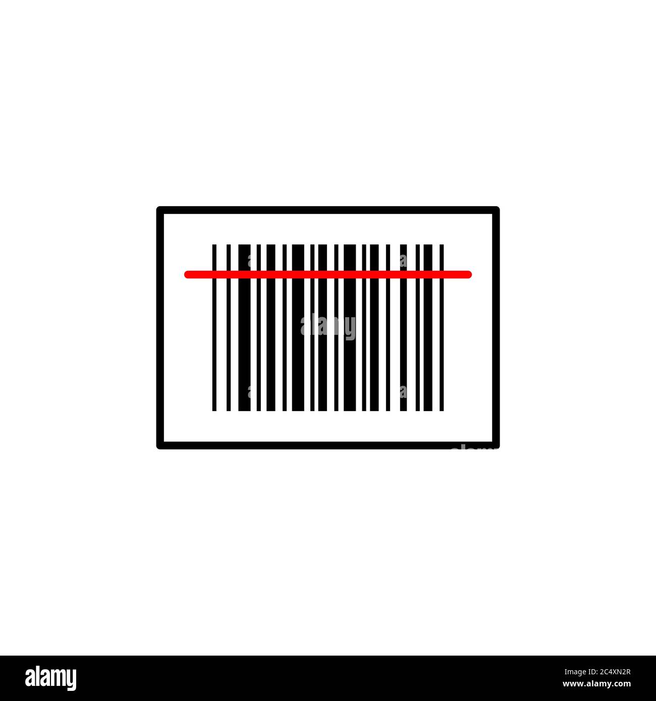 Barcode Vektor Design Vorlage Illustration Stock Vektor