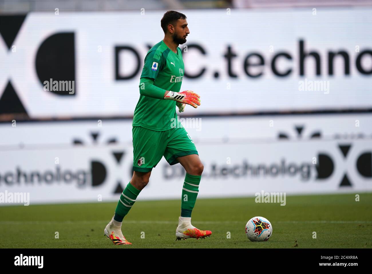Mailand (Italien) 28. Juni 2020. Gianluigi Donnarumma von AC Mailand während der Serie EIN Spiel zwischen AC Mailand und AS Roma. Stockfoto