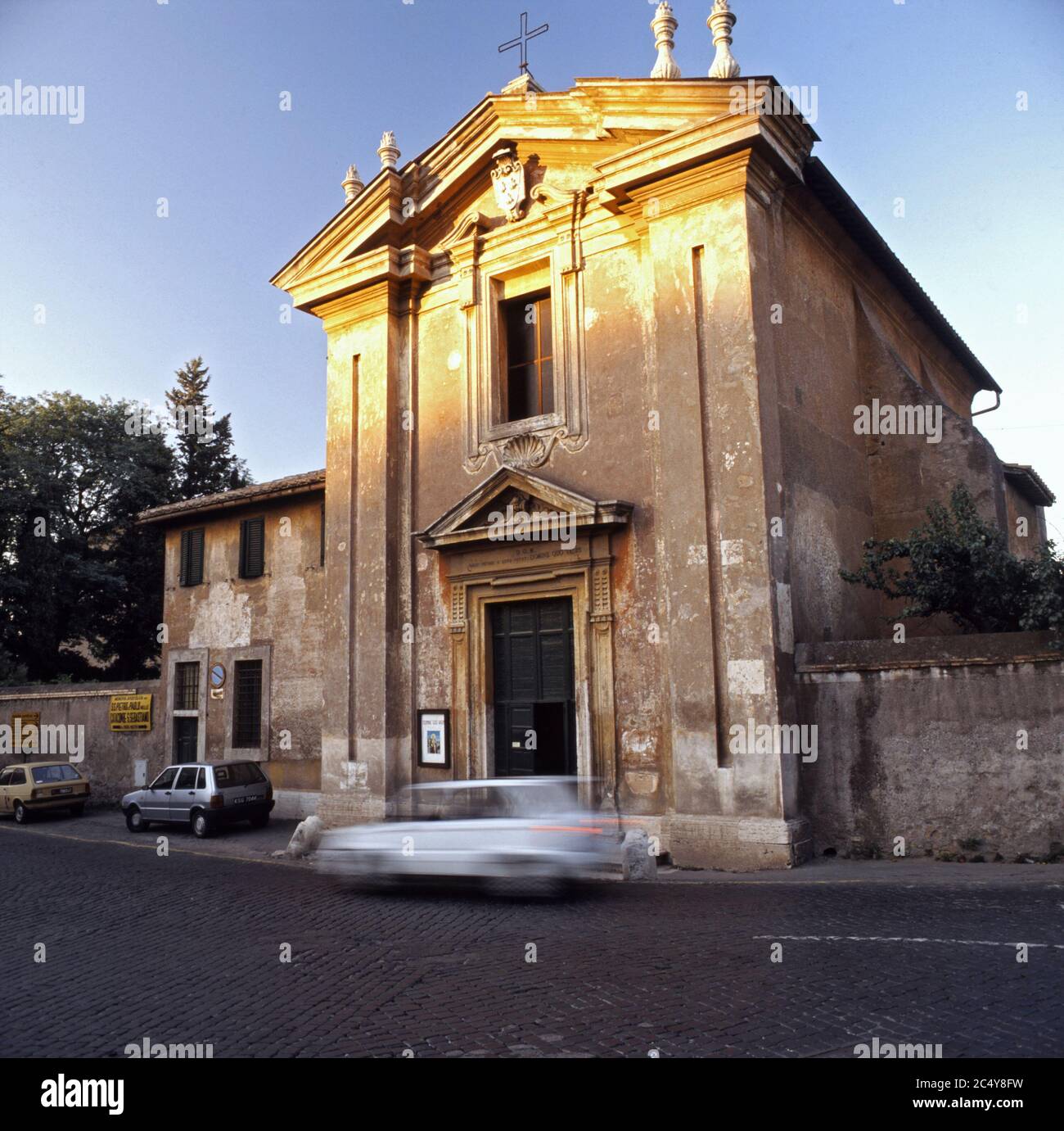 Via Appia oder Appia Way in der Nähe von Rom, Italien Stockfoto