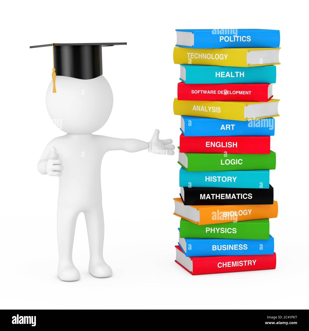 School college graduation cartoon Ausgeschnittene Stockfotos und ...