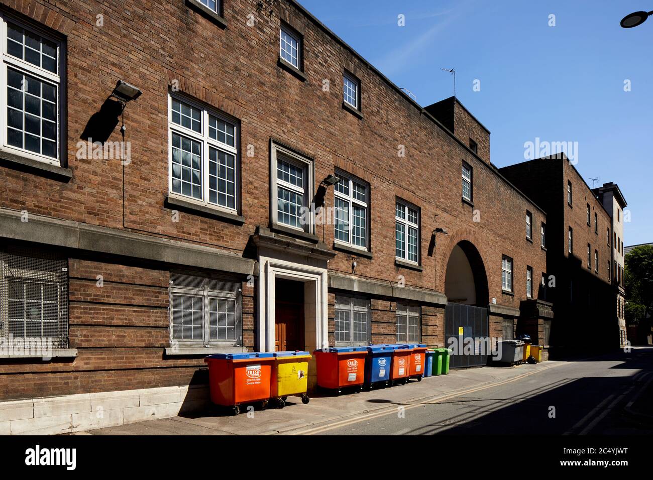 Manchester Stadtzentrum Wahrzeichen ehemalige Bootle Street Polizeistation Stockfoto