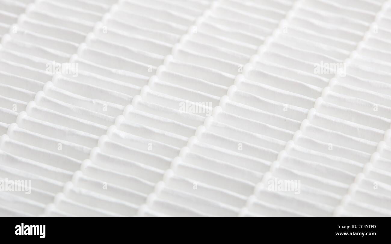 Nahaufnahme des Luftfilters. Filterkonzept. Hocheffizienter Luftfilter für HLK-System. Stockfoto Nahaufnahme des Luftfilters. Filterkonzept. Hocheffizienter Luftfilter für HLK-System. Stockfoto