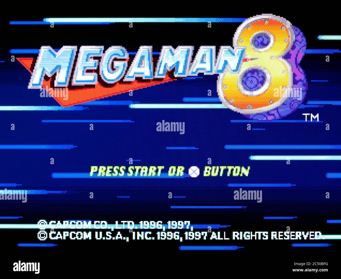 Megaman 8 – Sony PlayStation 1 PS1 PSX – nur für redaktionelle Zwecke Stockfoto