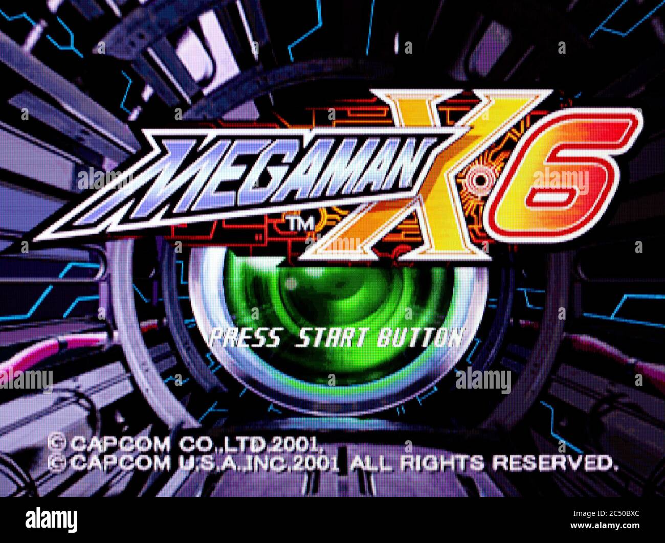 Megaman X6 – Sony PlayStation 1 PS1 PSX – nur für redaktionelle Zwecke Stockfoto