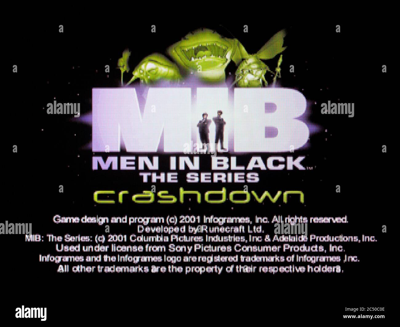 Men in Black Crashdown – Sony PlayStation 1 PS1 PSX – nur für redaktionelle Zwecke Stockfoto