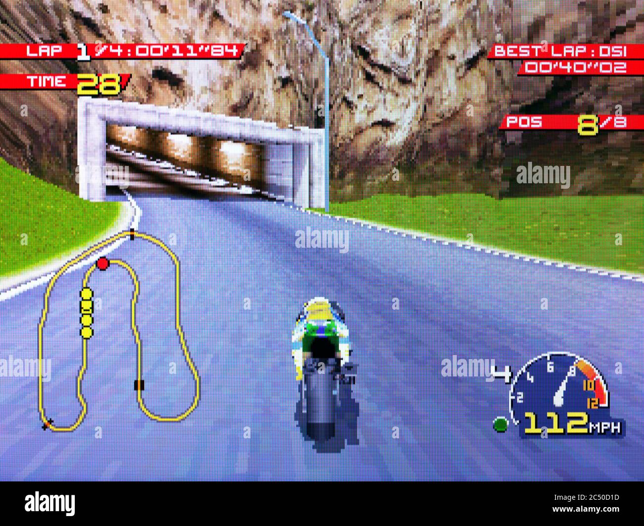 Moto Racer – Sony PlayStation 1 PS1 PSX – nur für redaktionelle Zwecke Stockfoto