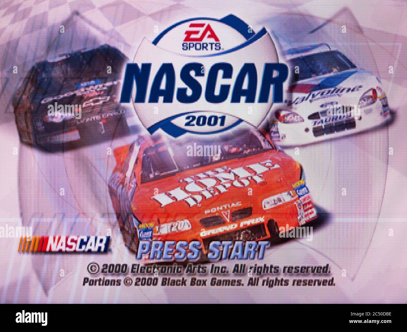 NASCAR 2001 – Sony PlayStation 1 PS1 PSX – nur für redaktionelle Zwecke Stockfoto