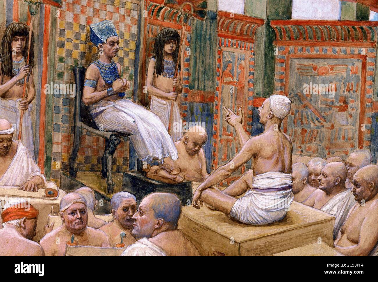 Joseph interpretiert Pharao's Dream, c. 1896-1902, von James Jacques Joseph Tissot Stockfoto