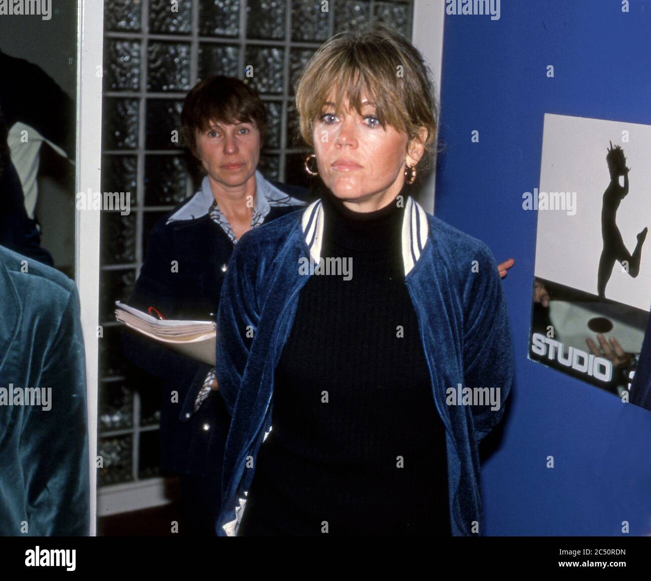 Jane Fonda beim Jane fonda Workout in Beverly Hills, CA 1980 Stockfoto