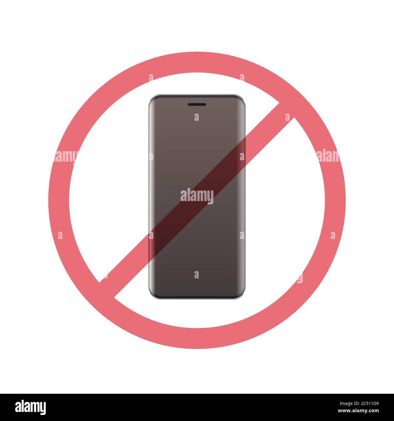 Verbotszeichen Handy benutzen verboten