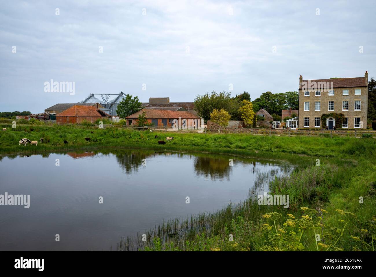 High House Farm Bawdsey Suffolk Großbritannien Stockfoto