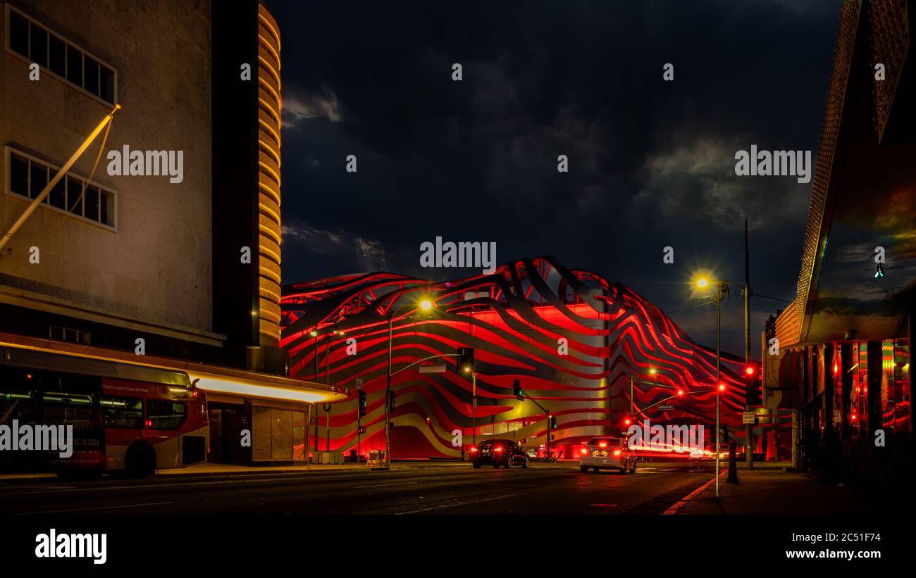 Petersen Automotive Museum Stockfoto