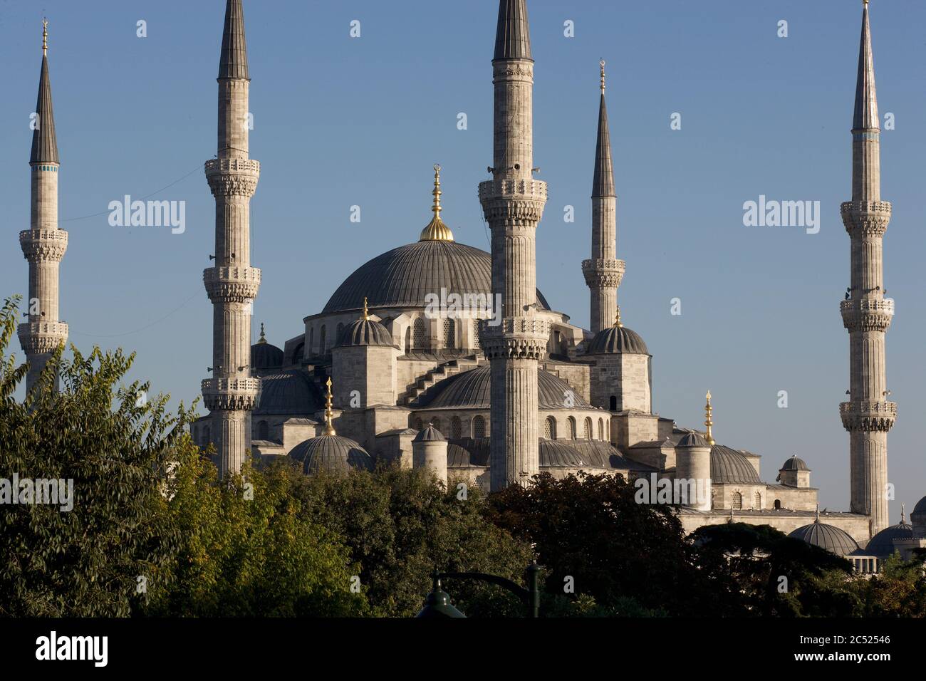 Istanbul: Sultan Ahmed Moschee / Blaue Moschee Stockfoto