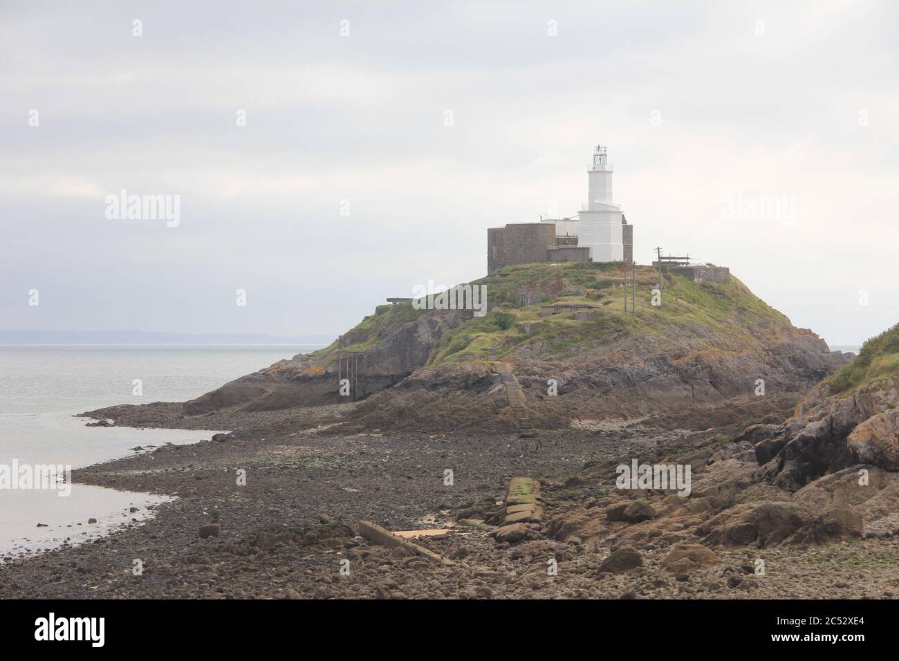 Murmbles Pier in Swansea Bay, Wales. Stockfoto