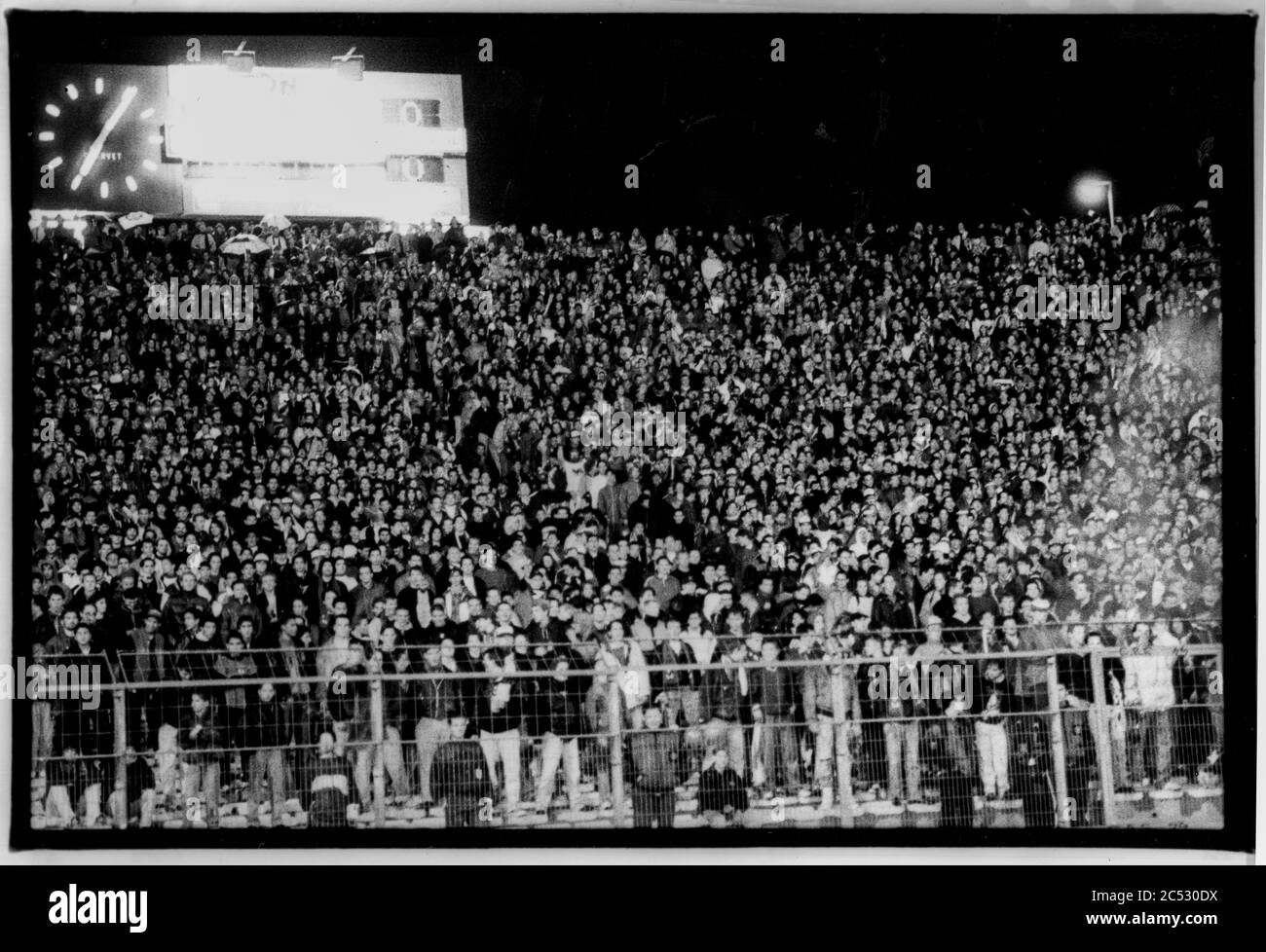 Archiv 90ies: Derby Lyon Saint-Etienne, Frankreich Stockfoto