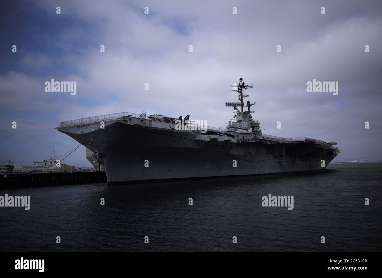 USS Hornet Museumsschiff liegt an der ehemaligen NAS Alameda, Kalifornien Stockfoto