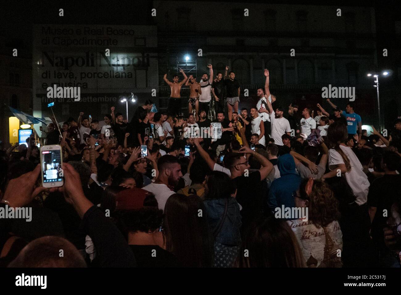 Napoli Coca Cola Cup Coppa Italia 2020 Stockfoto