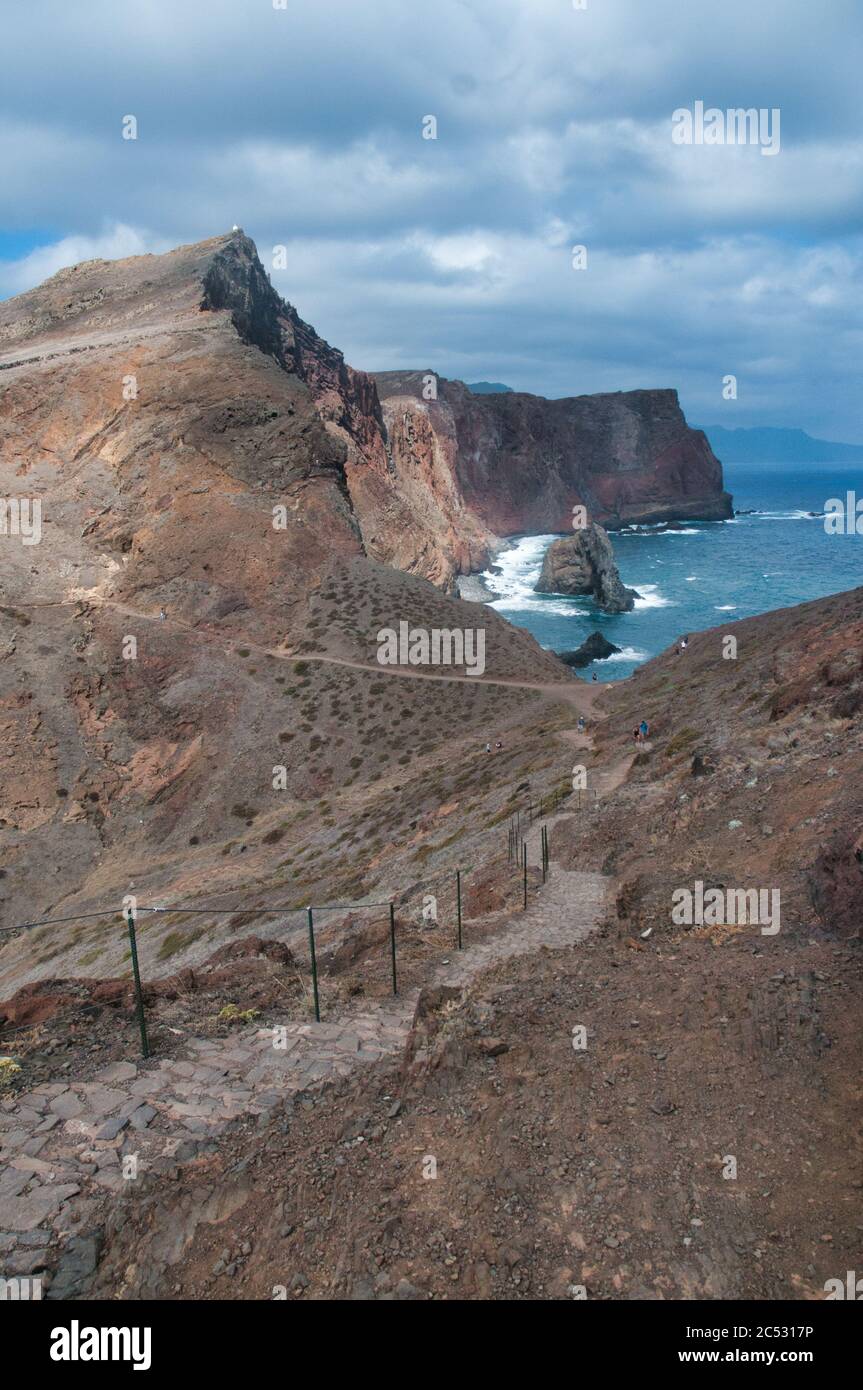 Cap Sao Laurenço Madeira-Funchal-Portugal Stockfoto