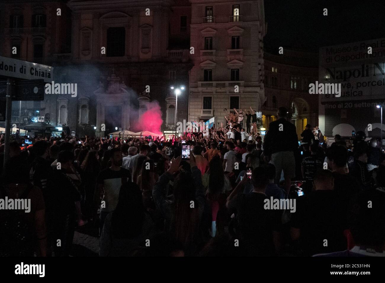 Napoli Coca Cola Cup Coppa Italia 2020 Stockfoto