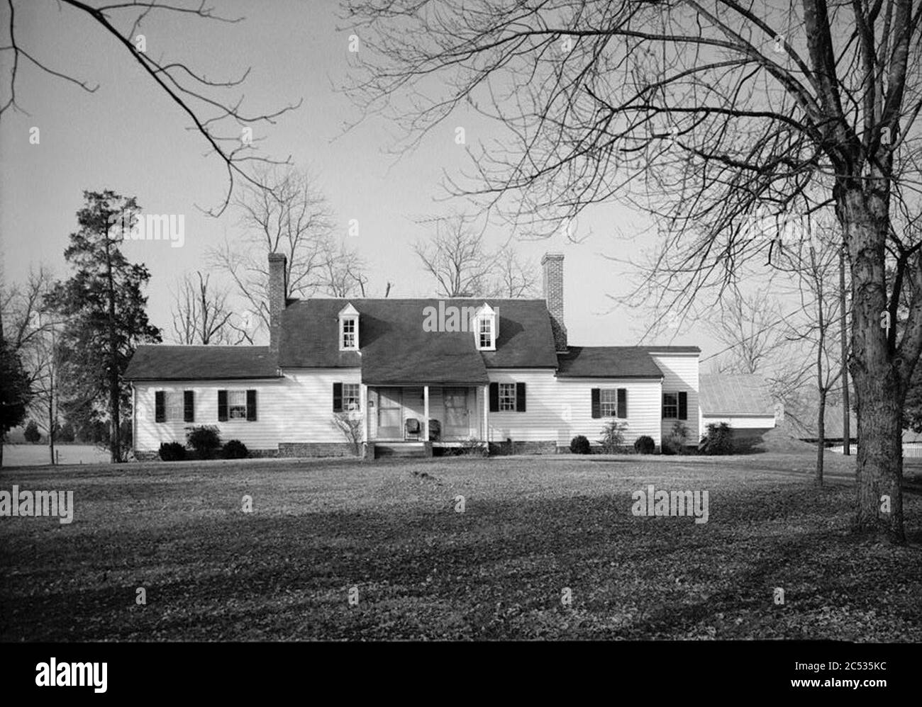 Ionia (Haupthaus), in der Nähe der Route 640, Trevillians Umgebung (Louisa County, Virginia). Stockfoto