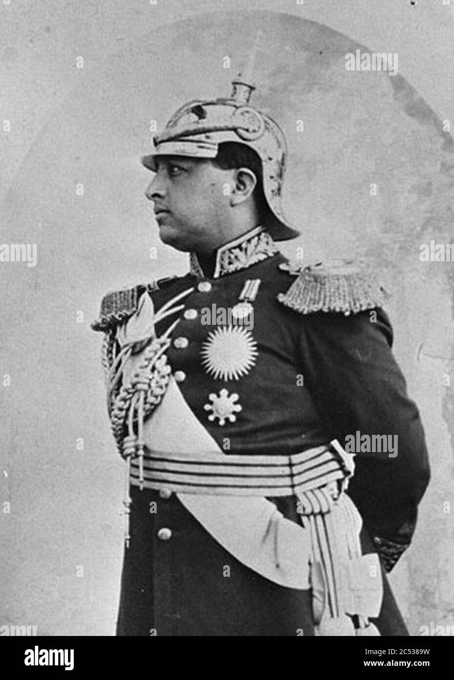 Inayatullah Khan von Afghanistan-beschnitten. Stockfoto