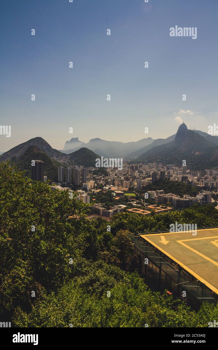 Blick auf die Stadt Rio de Janeiro Stockfoto Blick auf die Stadt Rio de Janeiro Stockfoto