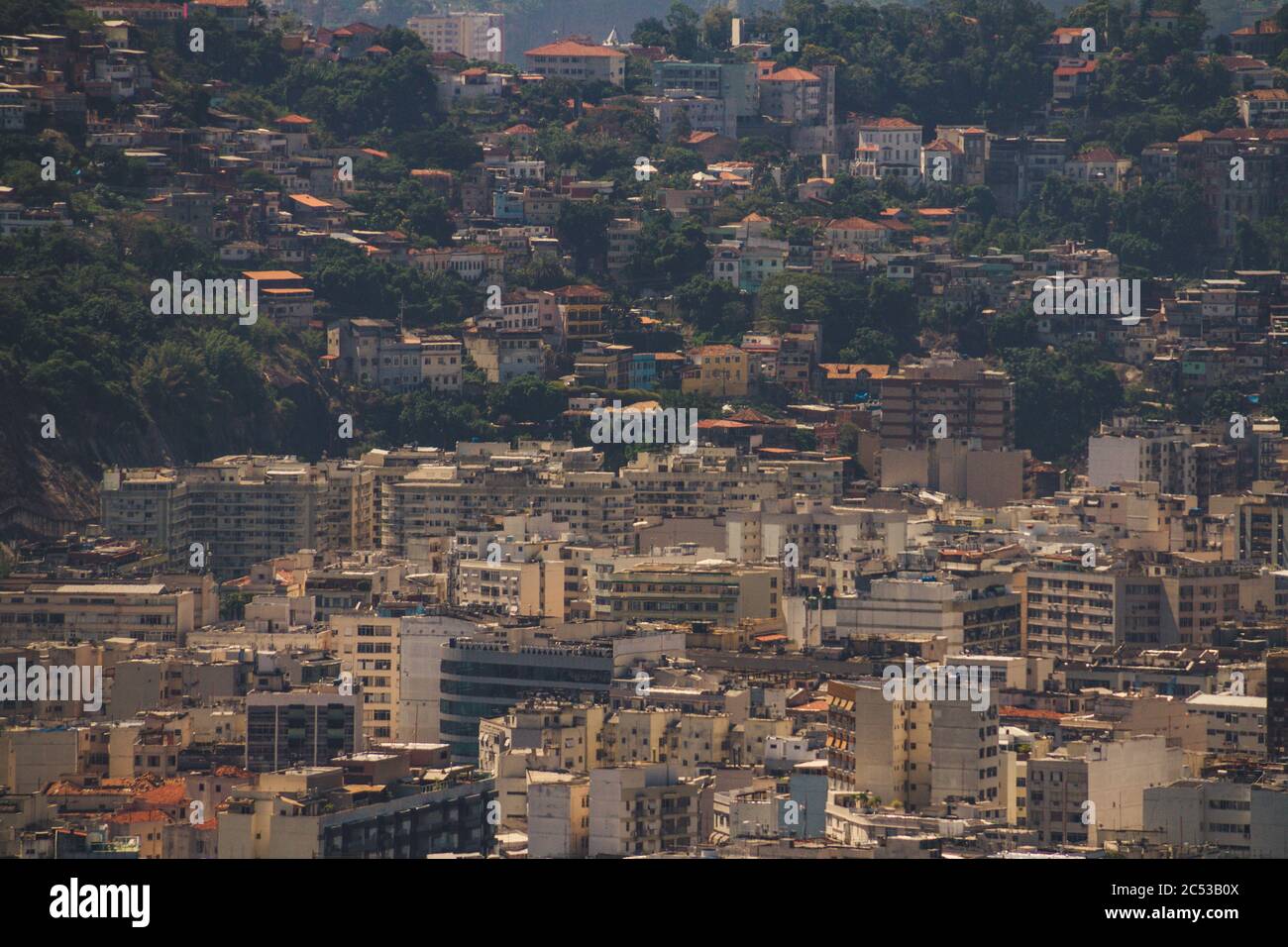 Luftaufnahme der Stadt Rio de Janeiro Stockfoto Luftaufnahme der Stadt Rio de Janeiro Stockfoto
