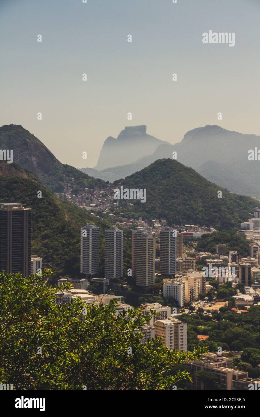 Blick auf die Stadt Rio de Janeiro Stockfoto Blick auf die Stadt Rio de Janeiro Stockfoto