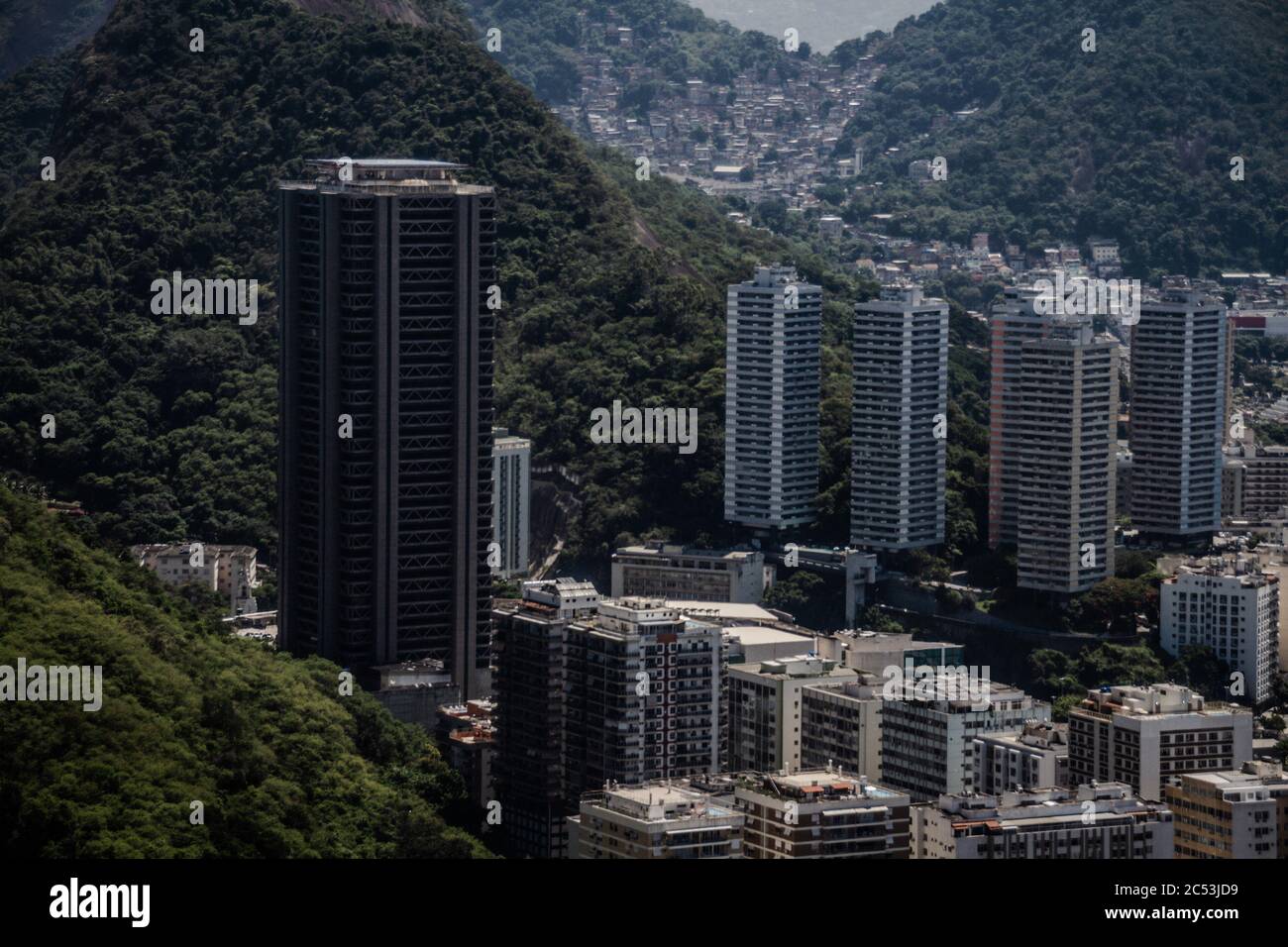 Blick auf das Viertel Urca, Rio de Janeiro Stockfoto Blick auf das Viertel Urca, Rio de Janeiro Stockfoto